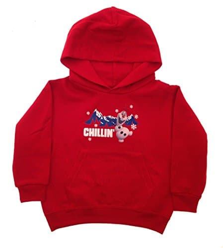 Image of Disney Frozen Girls Boys Hoodie Kids Hooded Fleece Jacket Olaf Snowman 3-4 Years
