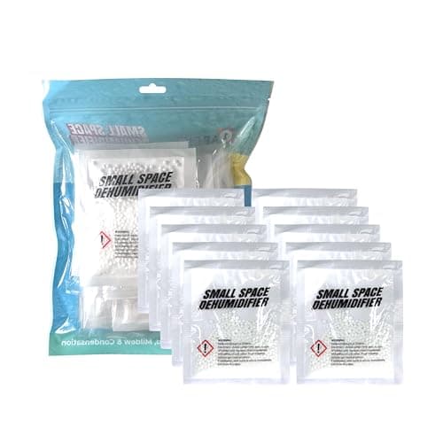 Image of 1ABOVE 10x36g Interior Dehumidifier Damp Absorber Sachets | Small Space Bags to Stop Mould Mildew Moisture Absorber | Condensation Damp Remover | Improve Air Quality