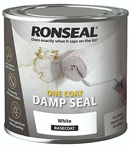 Image of Ronseal OCDSW25L 2.5 Litre One Coat Damp Seal - White