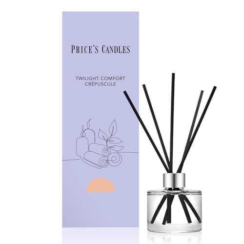 Image of Price's Candle Fragrant Day Twilight Comfort Reed Diffuser | Room Diffuser With Reed Sticks For Home | Air Freshener Scent Diffuser For Room Fragrance | Long Lasting Reed Diffusers For Home & Office