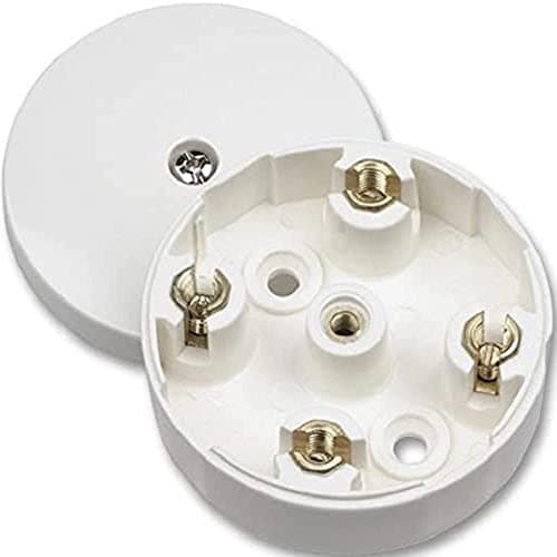 Image of Merriway BH02618 Junction Box, 20 A with 4-Terminal - White