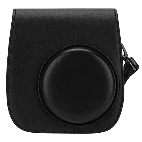 Image of ZUIKAKU Protection and Carrying Case for Fujifilm Instax Mini 11/9/8/8+ Instant Film Cameras, with Accessory Pocket and Adjustable Shoulder Strap (Black)