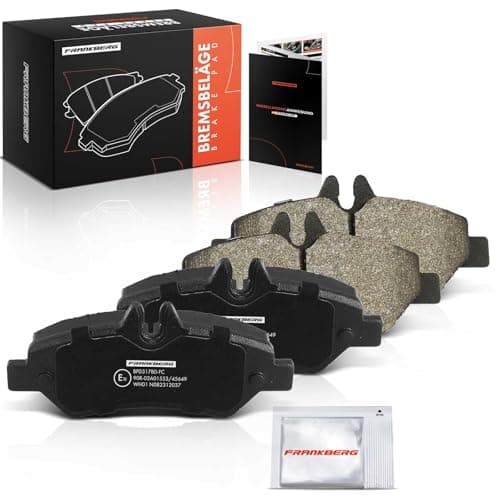 Image of Frankberg Brake Pad Set incl. 4x Pads Rear Compatible with Sprinter 3 5-T Platform/Chassis B906 Sprinter 3-T Bus Replace# 0084205120,A0084205120
