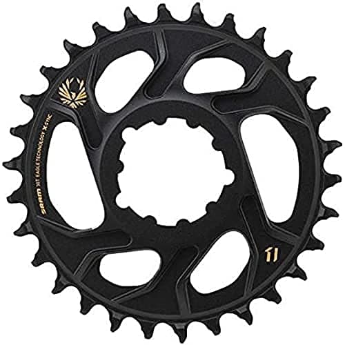 Image of Sram Eagle X-Sync 38T Direct Mount Off-Set Boost Aluminium 12-Speed Chain Ring - Gold, 3 mm