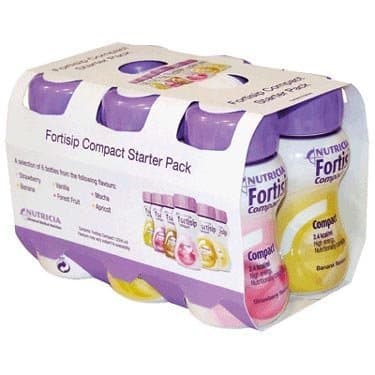 Image of Fortisip Compact Starter Pack 6x125ml (2 Pack Deal - 12x125ml)