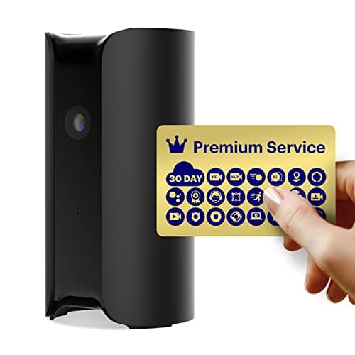 Image of Canary View Indoor Home Security Camera + 1 yr Premium Service incl. 1080p HD WiFi IP 24/7 Watch Live, 30-day Cloud Recording, Smart Alerts, Two-way Talk, Night Vision, 10x Zoom & More Smart Features