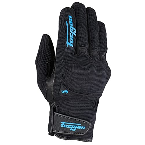 Image of Furygan JET AS D3O - Motorcycle gloves Man - Goat leather - Touch screen – All seasons – 100% Waterproof - Breathable & Thermal lining,Black-blue,XL