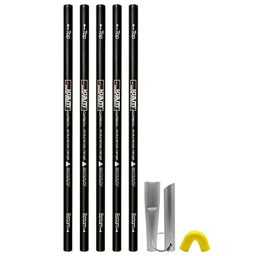 Image of Equip2clean Gutter Cleaner Carbon Fibre Push-Fit Cleaning Pole Kit | 20ft | Lightweight Modular System | Designed Use with Gutter Vacuum | Equipment for Wet and Dry Elevated Exterior Cleaning Tasks