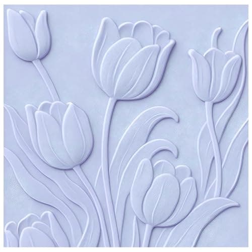 Image of Oruola 3D Embossing Folders, Clear Embossing Folder, Durable Embossing Folders for Card Making and Paper Crafting