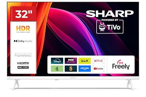 Image of Sharp 32-inch HD Smart TV Dolby Digital HDR10 HDMI ARC Freely Included 32HE2345K (HE Series) - in White