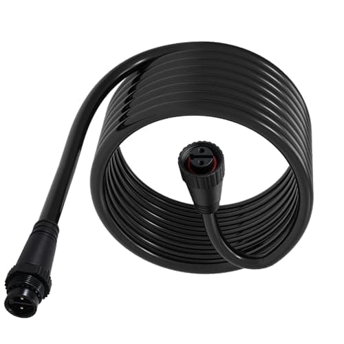 Image of Outdoor Extension Cable for Philips Hue Outdoor Lights, 5M, Black Waterproof Connector Cable