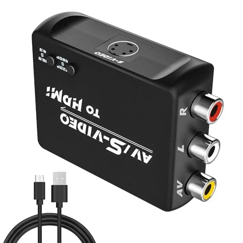 Image of FeiEVER RCA S-Video to HDMI Converter