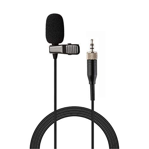 Image of Sujeetec Lavalier Microphone Lapel Microphone Compatible with Sennheiser Wireless Transmitter - Unidirectional Condenser Mic – 3.5mm Screw Lock Plug