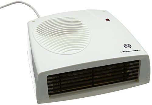 Image of Winterwarm WWDF20E 2KW Downflow Heater IP22 Rated, Pull Cord, 30 Minute Run Time, Automatic Shut-off, Over Heat Protection - White
