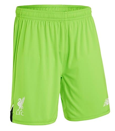 Image of New Balance Liverpool FC 2016/17 Home Goalkeeper Shorts - Youth - Green
