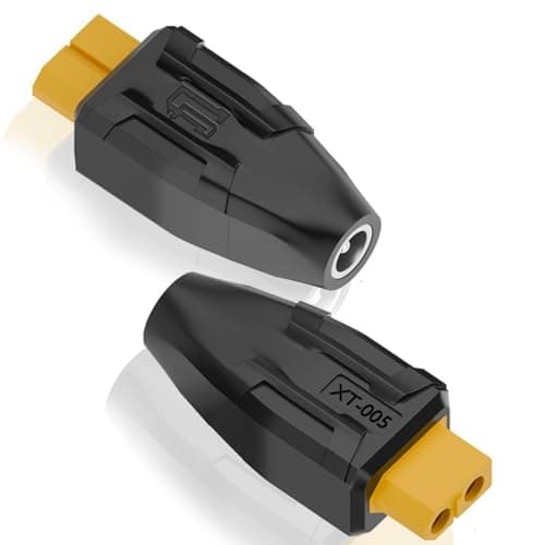 Image of XINXINGDINGSHENG 2 PCS XT60 to DC 5.5x2.1mm Adapter - Power Converter for TS100 Soldering Iron, FPV Monitors & Drone Equipment