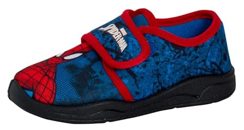 Image of Marvel Spiderman Boys Slippers Red/Blue EU 27/9 UK Child