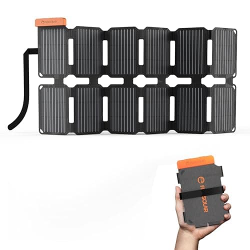 Image of FlexSolar 36W Ultra-Portable Solar Panel Charger with Quick Charge, USB-A & USB-C & DC Ports, Ultra-Lightweight for Outdoor Emergency Power, Backpacking, Hiking, and Camping