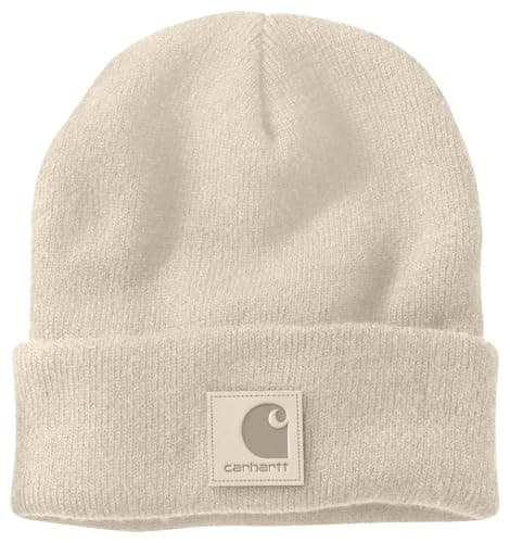 Image of Carhartt Knit Beanie Hat, White, One Size