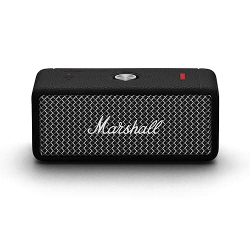 Image of Marshall Emberton II Portable Bluetooth Speakers, Wireless, IP67 Dust- and Water Resistant, Over 30 Hours Playtime, Quick Charge - Black & Steel