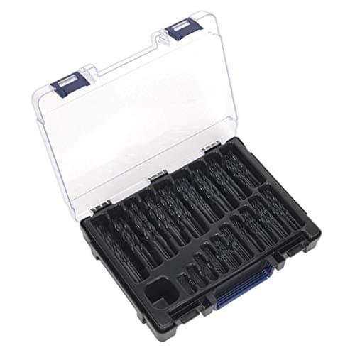 Image of Sealey DBS170RF HSS Roll Forged Drill Bit Assortment 170pc 1-10mm