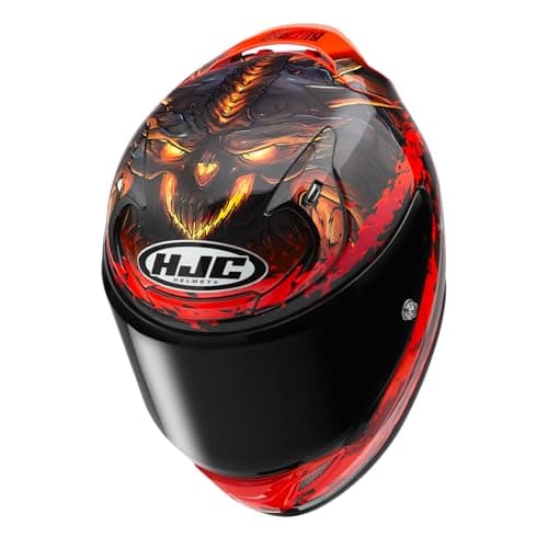 Image of HJC RPHA 12 Diablo IV Vessel of Hatred Blizzard Graphic Motorcycle Helmet MC1 Black/Red (XS)