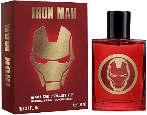 Image of Marvel Iron Man Eau de Toilette Natural Perfume Spray, Vegan and Dermatologically tested EDT Spray for Teenager, 100ml