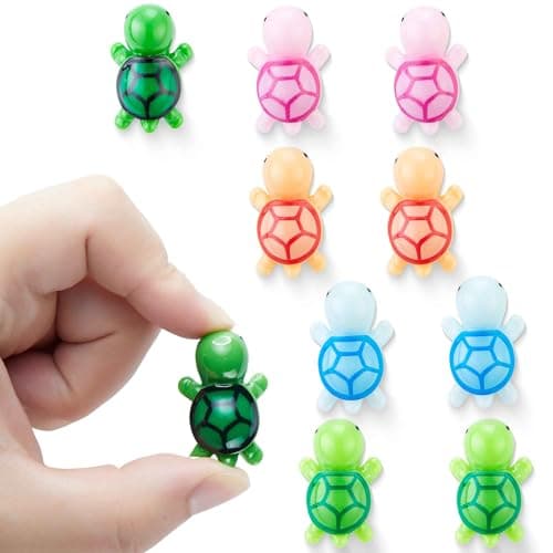 Image of Kawaii Cartoon Sea Turtle Fridge Magnets Cute Decorative Whiteboard Magnets for Office Kitchen Decoration (10 Turtle Magnets)