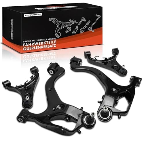 Image of Frankberg 2x Upper Control Arm and Ball Joint Assembly + 2x Rear Control Arm Compatible with Discovery III L319 Discovery III Van L319 Discovery IV L319 Discovery IV Van L319 Replace# RBJ500221