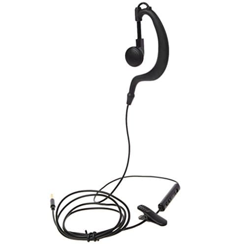 Image of 3.5mm Single In-Ear Headset Only, Mono Headphones with Mic for Phone