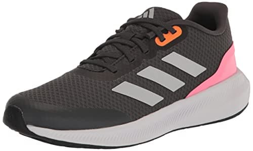 Image of adidas Run Falcon 3.0 Shoe, Grey/Crystal White/Beam Pink, 6 US Unisex Big Kid