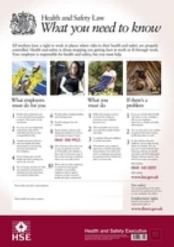 Image of New Health And Safety Law Poster FWC30