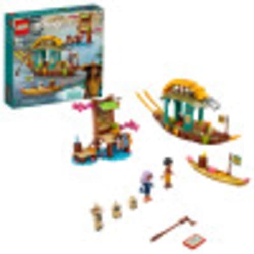 Image of LEGO Disney Boun’s Boat 43185 Building Kit; an Imaginative Toy Building Kit; Best for Kids Who Like Exploring The World and Adventuring with Strong Disney Characters, New 2021 (247 Pieces)