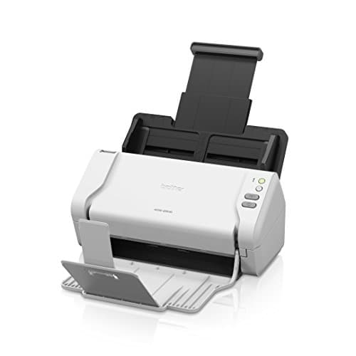 Image of Brother ADS-2200 Document Scanner, USB 2.0, Desktop, 2 Sided Scanning, 35PPM, A4 Scanner, Includes AC Adapter, USB Cable and Document Management and Business Card Software