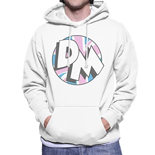 Image of All+Every Danger Mouse Initials Union Jack Men's Hooded Sweatshirt White