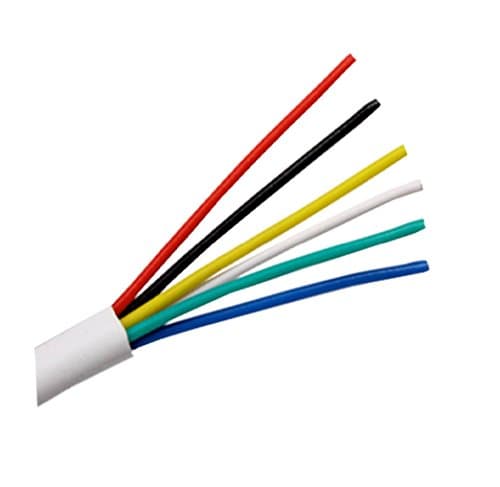 Image of Ali's DIY 6 Core White PVC Insulated Alarm Cable - 5 Metre Custom Cut Length