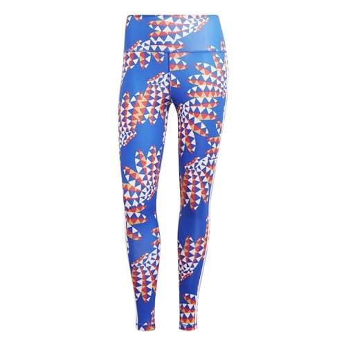 Image of adidas x Farm Rio 7/8 Leggings, Others, Blue