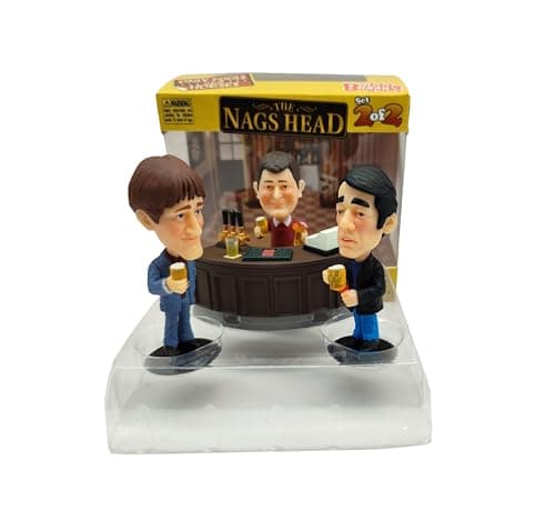 Image of Sporting Profiles Only Fools and Horses The Nags Head 4 Piece Bobble Buddies Bobblehead Head Box Set 2 Rodney, Mike, Trigger and Bar