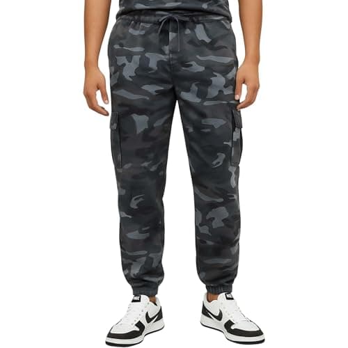 Image of Game Mens Army ACU Digital Camouflage Jogging Bottoms Military Camo Jogger