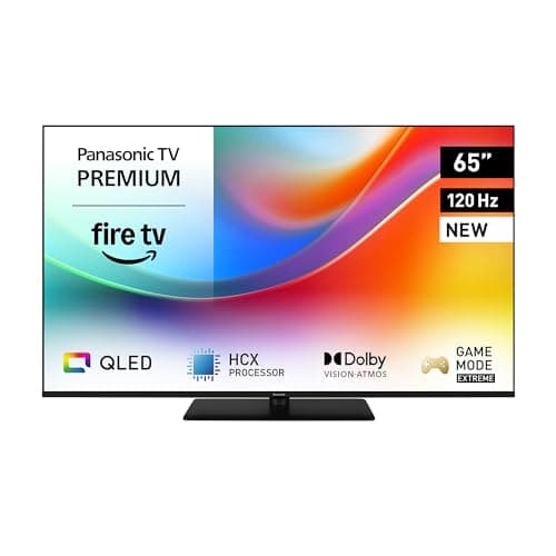 Image of Panasonic Premium TV-65W85BEY, W85B Series, 65 inch, 4K Ultra HD QLED Smart TV, 2025, 120Hz, Fire TV, Dolby Vision & Atmos, Alexa Voice Control, Airplay, Bluetooth, Black