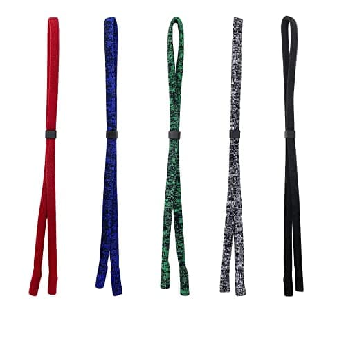 Image of Anticlockwise 5 Pcs/5 Colors Glasses Strap - Soft Sport Eyeglasses Straps - Stylish and Comfortable Spectacles Cord - Adjustable Non-Slip Rope For Running Reading Sports Outdoor -Glasses Cord