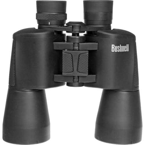 Image of Bushnell - Powerview - 10x50 - Black - Porro Prism - Insta-Focus - Adjustable Diopter - Extreme Robustness - Bird Watching - Sightseeing - Travelling - Binocular - 131056