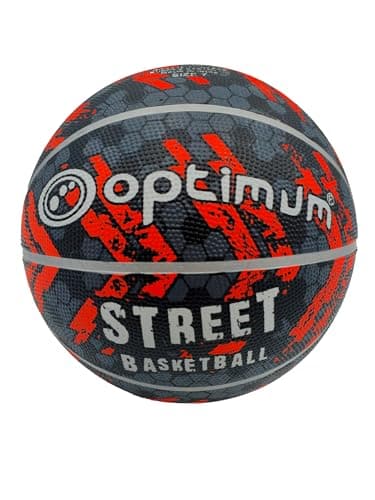Image of Optimum STREET BASKETBALL - BLACK/ORANGE - SIZE 7