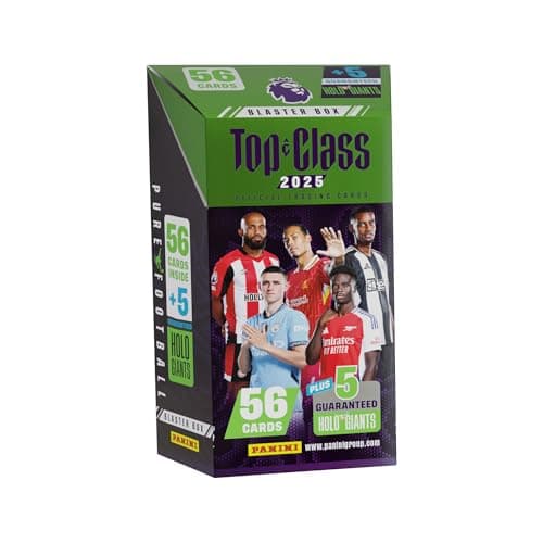 Image of Premier League Top Class Trading Cards 2025 - Blaster Box