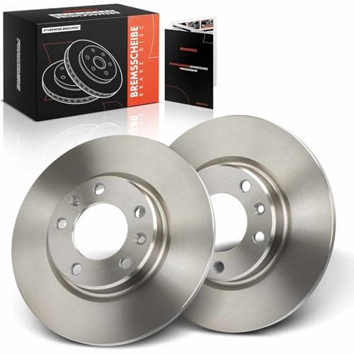 Image of Frankberg Brake Disc Set incl. 2x Discs Rear Solid Ø268mm Compatible with 3008 SUV M4 MC MJ MR 308 SW II L4 LC LJ LR LX Replace# 3642786, 1609582880