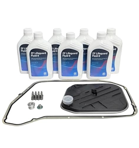 Image of GENUINE ZF FOR AUDI A4/A5/A6/A7/A8/Q5/Q7 8HP55 0BK 8 SPEED AUTOMATIC GEARBOX FILTER GASKET OIL 7 LITRES TRANSMISSION SERVICE KIT