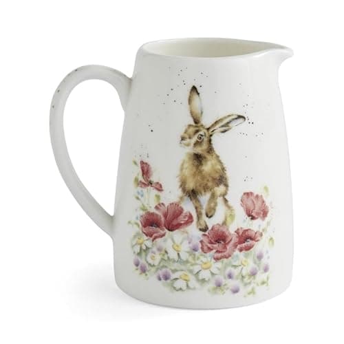 Image of Royal Worcester Wrendale Deigns Small Posie or Individual Cream 125 ml Jug Hare