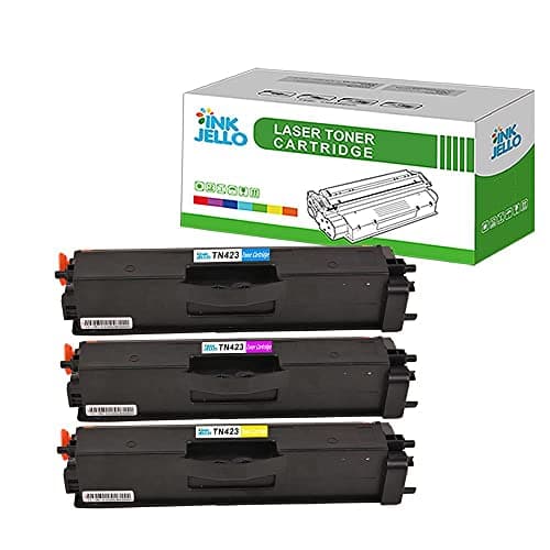 Image of InkJello Compatible Toner Cartridge Replacement for Brother DCP-L8410CDW HL-L8260CDW HL-L8360CDW MFC-L8690CDW MFC-L8900CDW TN423-C/M/Y (Cyan, Magenta, Yellow, 3-Pack)
