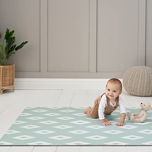 Image of Tutti Bambini Puzzle Playmat | 24 Tile Pieces with Clear Storage Bag, Medium-Density Foam, 175 x 120 cm, Suitable for All Ages | Mint