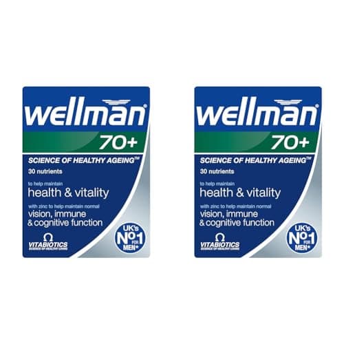 Image of Wellman Multivitamin for Men Over 70 Years, 60 Tablets (Pack of 2)